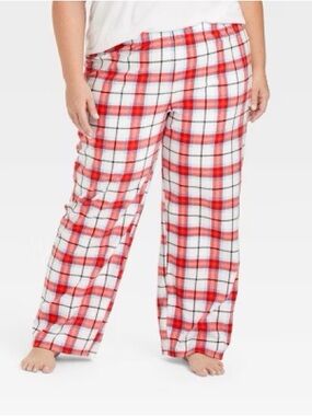 Target Wondershop Women's Plaid Microfleece Holiday Pyjama Pants